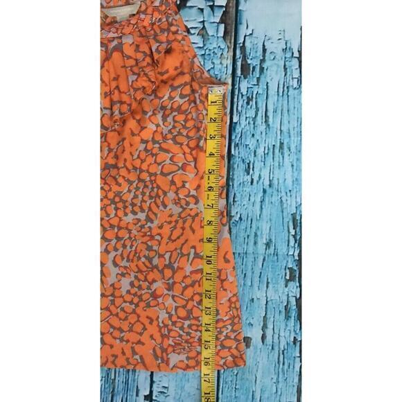 Banana Republic Orange Sleeveless Tank‎ Top Cami Braided Trim SZ:LP EUC - Picture 7 of 7